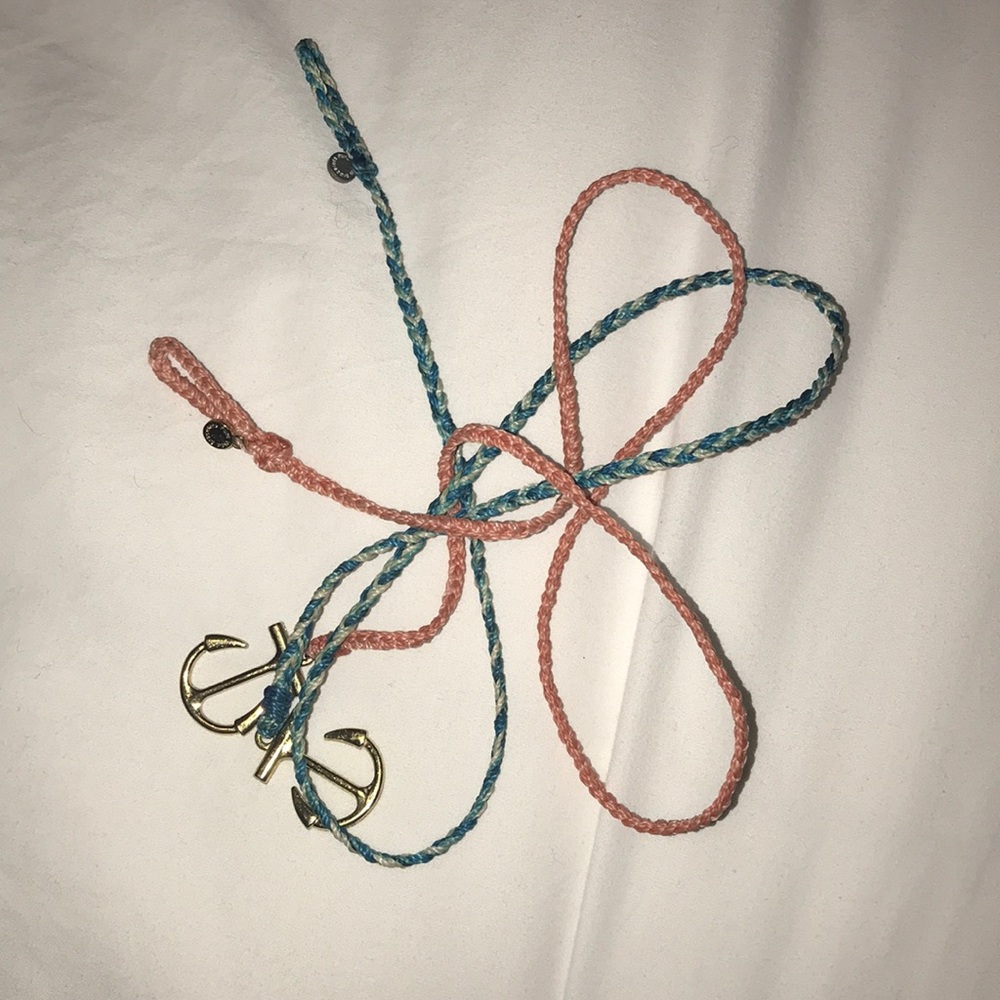 2 Pura Vida wrap bracelets blue and pink